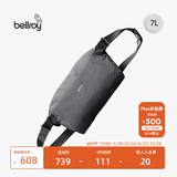 Bellroy澳洲Lite Sling 7L 轻行胸包户外骑行机能磁吸单肩斜挎包轻行包 格纹灰7L