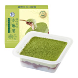 盒马 抹茶红豆口味黑芝麻豆乳口味水麻薯 130g*6盒 抹茶红豆口味 130g 6盒 盒装