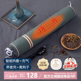 蜀国御 颈椎枕头荞麦黄荆子草本枕芯充气热敷枕成人单人糖果圆柱形硬枕