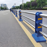 世腾市政机非隔离护栏厂家人行道隔离墩城市马路分流交通安全防撞围栏 常规款式推荐咨询