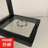 爱无止境戒指情侣款一对戒闺蜜ins小众设计可调节气质感素圈 J160爱无止境戒指【男款】