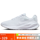 耐克NIKE跑步鞋女缓震透气REVOLUTION 7运动鞋FB2208-100白36
