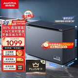 澳柯玛（AUCMA）312升家用减霜大容量商用冷藏柜冷冻柜超低温电子控温卧式冰箱 一级能效BC/BD-312DHX 以旧换新