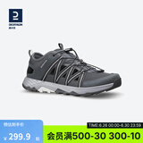迪卡侬（DECATHLON）登山鞋男户外防滑凉鞋夏季透气耐磨轻便徒步鞋溯溪鞋洞洞鞋 黑灰色-防撞款-NH900 40