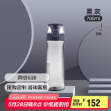 膳魔师（THERMOS）水杯子Tritan塑料杯700ML运动水壶TCSD-700   BK