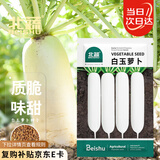 北蔬 白萝卜种子种苗大根大白萝卜秋季蔬菜种籽 白玉萝卜种子300粒