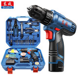 东成16V冲击锂电钻WJZ1601iTS手电钻电动螺丝刀起子机工具箱套装