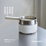 olayks立时 小钢灶2.5L不锈钢电煮锅家用多功能分体式小型电炒锅小电锅 2.5L 【全钢0涂层】分体锅
