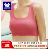华歌尔（Wacoal）蓝标女内衣无钢圈花生杯猫耳杯棉感旷野美拉德背心内衣文胸罩3501 【宽肩带】初代猫耳杯-橘粉色 M (70A-70E/75A-75C)