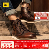 CAT卡特马丁靴工装鞋男鞋新复古回潮机车靴P7049/P712950/P712947 深棕P712950 39