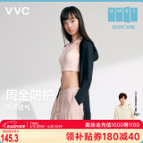 VVC防晒衣服女士夏季长款冰丝凉感防紫外线外套时尚出游披肩 时尚黑