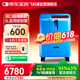 飞利浦（PHILIPS）5L升医用制氧机进口吸氧机家用老人孕妇氧气机EverFlo Q