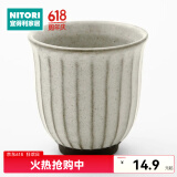 NITORI宜得利家居 日式餐具咖啡杯汤杯马克杯饭碗盘INS风罗马系列 200ml茶杯 8cm