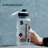 星巴克（Starbucks）运动水壶塑料杯 经典运动水杯大大肚杯凉水壶运动 男女士送礼 经典黑运动水杯 1050ml