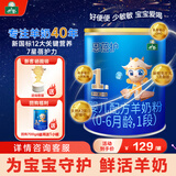 御宝恩蓓护婴儿羊奶粉新生儿奶粉生羊乳A2乳铁蛋白OPO益生菌小分子 【1段】中听300g 1件