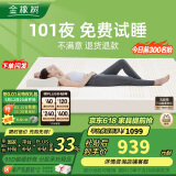 金橡树泰国进口天然乳胶原液单人床垫1.2x2米 92%乳胶 泰舒95D 含内外套