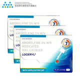 LOCERYL 罗每乐 盐酸阿莫罗芬搽剂5% 用于治疗敏感真菌引起的指（趾）甲感染 2.5ml/盒*3盒