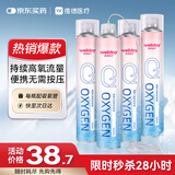 维德（WELLDAY）氧气瓶便携式孕妇老人家用吸氧气呼吸器高原反持续供氧鼻吸式1L*4