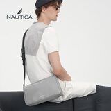 NAUTICA诺帝卡大容量斜挎包男士单肩背包日系骑行通勤邮差包休闲旅行挎包