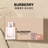 博柏利（BURBERRY）红粉恋歌女淡香水礼盒(30ml+1.5ml+沐浴球*1) 节日生日礼物