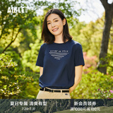 AIGLE艾高短袖T恤春夏经典款户外DFT速干排汗SILVADUR抗菌女 帝国深蓝 AT491 L(170/92A)