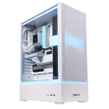 LIANLI联力 SUP01飒01机箱白色 小型中塔机箱支持360水冷/预装3把风扇/支持ATX主板位