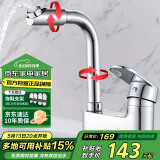 名爵（MEJUE）双孔面盆水龙头浴室洗脸盆冷热旋转洗脸池水龙头Z-012592