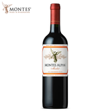 MONTES智利进口红酒 蒙特斯欧法系列葡萄酒750ml 欧法梅洛单支
