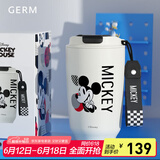 格沵（germ）联名摩卡杯子316车载便携大容量水杯男女咖啡保温杯GE-CK22AW-B9 欢乐米奇400ML【迪士尼联名】