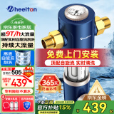 惠尔顿（WHEELTON）前置过滤器反冲洗8T全屋净水器家用大流量自动刮洗清洗滤网防爆抗冻自来水管入户过滤器p0038pro 上门安装【无需更换滤芯】