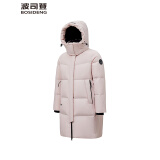 波司登2025新款羽绒服女款中长款90绒商场同款运动休闲外套B250246064DS 桃色|1409 XS 155/80A