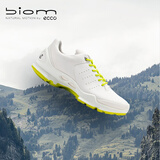 爱步（ECCO）BIOM C户外运动鞋 25年男士老爹鞋城市运动鞋 健步800434 白色/青柠色80043461200 41 (260mm)