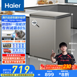 海尔（Haier）小冰柜家用京东自营100升小冰箱小型冷柜大容量-30度深冷速冻保鲜BC/BD-100GHCD家电国家补贴20%