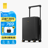 地平线8号（LEVEL8）行李箱男女密码拉杆箱大旅行家20英寸登机宽拉杆PC旅行箱黑色