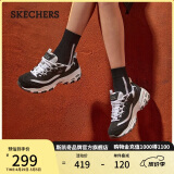 斯凯奇（Skechers）女鞋夏季厚底增高老爹鞋百搭透气熊猫鞋软底舒适休闲运动鞋11959
