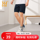 361度运动短裤男2025年新款夏季速干吸湿五分裤透气弹力男裤父亲节礼物 【男款】深墨蓝 3XL