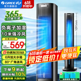 格力（GREE）空调扇家用冷风扇负离子加湿制冷风机办公移动遥控小空调扇客厅卧室节能落地扇省电扇单冷循环塔扇 KS-06S71Dag（负离子加湿 升级香薰款）