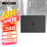 INCASEDots适用于24/23新款苹果MacBook Pro16英寸M4/3保护壳笔记本电脑保护套纤薄便携A3403磨砂透黑色