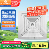 金羚（JINLING）集成吊顶排气扇卫生间排风扇厕所换气BPT10-22-1D银色