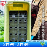 爱丽思（IRIS）种菜盆蔬菜种植箱塑料花盆特大号阳台种菜神器户外花箱种花菜盆 【2个】大(60cm长)绿色 送隔网
