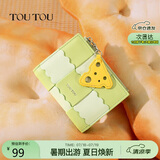 toutou女士钱包2025饼干编织短款钱包多卡位零钱卡包女生日礼物