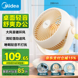 美的（Midea）【小型风扇】轻音台式桌面空气循环扇家用柔风电风扇宿舍办公迷你台扇落地扇空调伴侣 GAF18AD