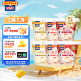 百吉福（MILKANA） 一杯芝士即食奶酪杯 法式甜品混合口味6杯(原味/草莓/白桃) 420g