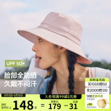 蕉下（beneunder）遮阳帽子女透气渔夫帽防晒帽钓鱼帽防泼水户外AS713粉