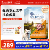 耐吉斯鲜肉狗粮冻干生骨肉6kg成犬幼犬无谷益生菌鸭肉梨犬粮1.5kg*4包