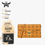 MCM 女士TRACY VISETOS干邑色中号单肩斜挎包链条包 MWRAAME01CO001