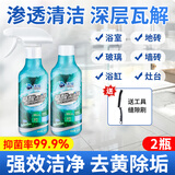 沫檬高浓度草酸清洁剂马桶厕所瓷砖强力去污去黄除垢剂浴室清洗剂神器 【2瓶装丨店长推荐】强效洁净