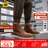 CAT卡特马丁靴工装鞋男鞋新复古回潮机车靴P7049/P712950/P712947 浅棕P724049 41