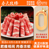 春天牧场内蒙古四子王旗戈壁羊原切羔羊肉卷新鲜现杀草原散养涮火锅无膻味 3斤羔羊肉卷1.5kg*1卷