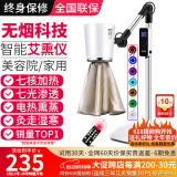 鸿益德 艾灸家用仪器一体机语音无烟熏蒸仪美容院养生理疗艾炙灯烤电仪 白色豪华尊享款-七核加热+七光渗透XJAY07